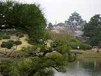 沢の池からの烏城