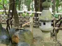 岡山後楽園、園内の灯籠