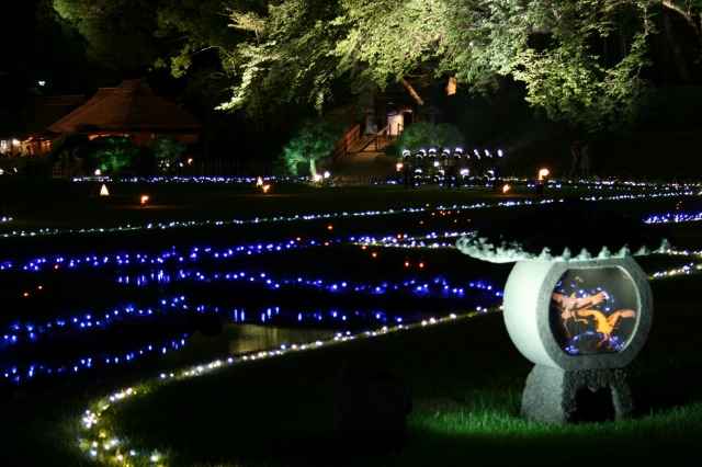 幻想庭園、曲水の部