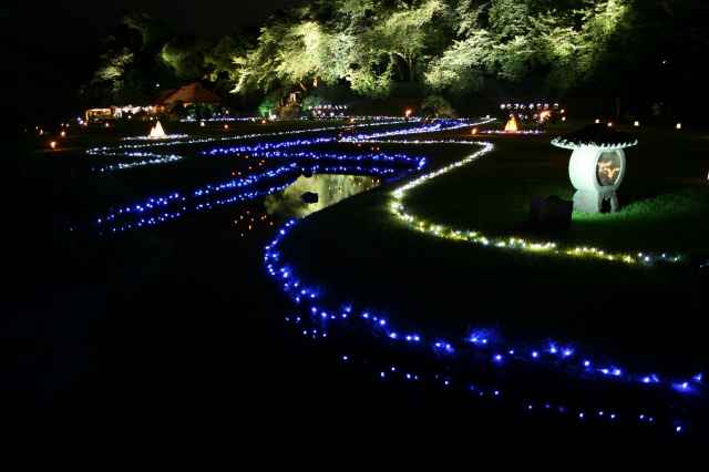 幻想庭園、曲水の部
