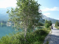 ポントレジーナ滞在サンモリッツ湖畔