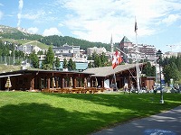 ポントレジーナ滞在サンモリッツ湖畔