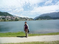 ポントレジーナ滞在サンモリッツ湖畔
