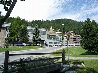 ポントレジーナ滞在サンモリッツ湖畔