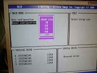 RAID5を選んで、オプションのchunk sizeは128MBを選ぶ。